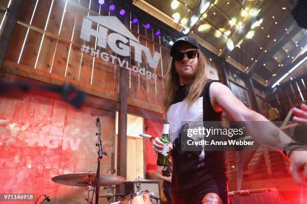 Neil Mason of The Cadillac Three performs onstage in the HGTV Lodge at CMA Music Fest on June 10, 2018 in Nashville, Tennessee.