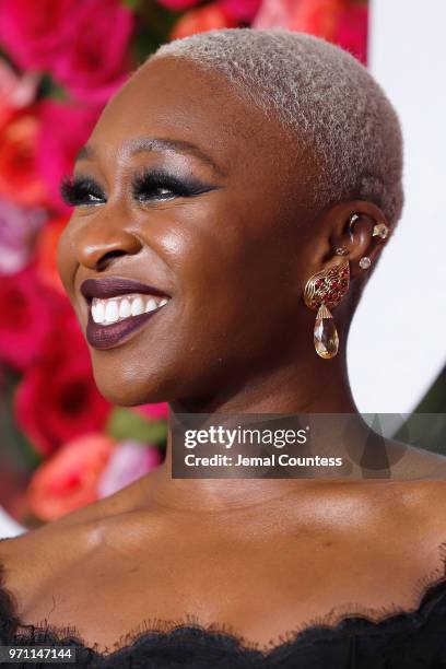 Cynthia Erivo attends the 72nd Annual Tony Awards at Radio City Music Hall on June 10, 2018 in New York City.