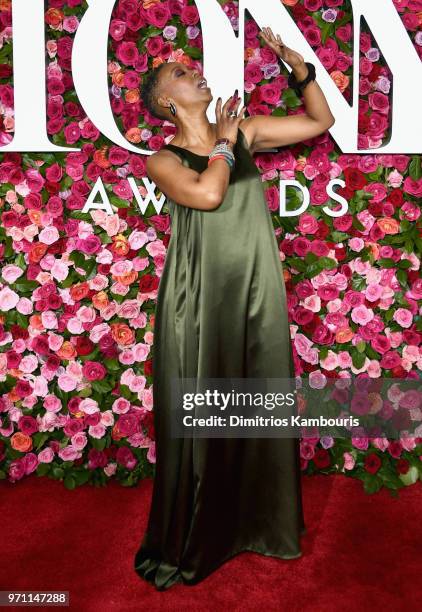 Noma Dumezweni attends the 72nd Annual Tony Awards at Radio City Music Hall on June 10, 2018 in New York City.