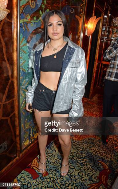 Mabel McVey attends the GQ Style and Browns LFWM Party at Annabels on June 10, 2018 in London, England.