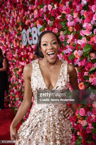 Nikki M. James attends the 72nd Annual Tony Awards at Radio City Music Hall on June 10, 2018 in New York City. (Photo by Dimitrios Kambouris/Getty...