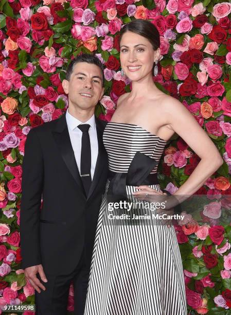 Peter Hylenski and Suzanne Hylenski attend the 72nd Annual Tony Awards on June 10, 2018 in New York City.
