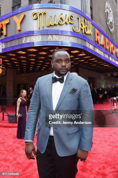 Brian Tyree Henry attends the 72nd Annual Tony Awards at Radio City Music Hall on June 10, 2018 in New York City.