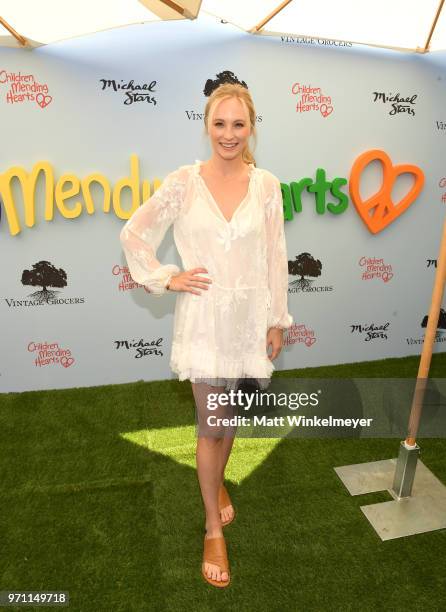 Candice King attends Children Mending Hearts' 10th Annual Empathy Rocks on June 10, 2018 in Los Angeles, California.