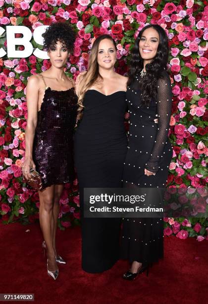 Brooklyn Sudano, Mimi Sommer, and Amanda Sudano attend the 72nd Annual Tony Awards on June 10, 2018 in New York City.