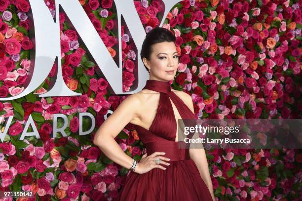 Ming-Na Wen attends the 72nd Annual Tony Awards at Radio City Music Hall on June 10, 2018 in New York City.