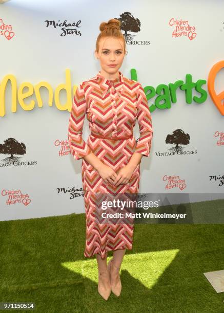 Holland Roden attends Children Mending Hearts' 10th Annual Empathy Rocks on June 10, 2018 in Los Angeles, California.