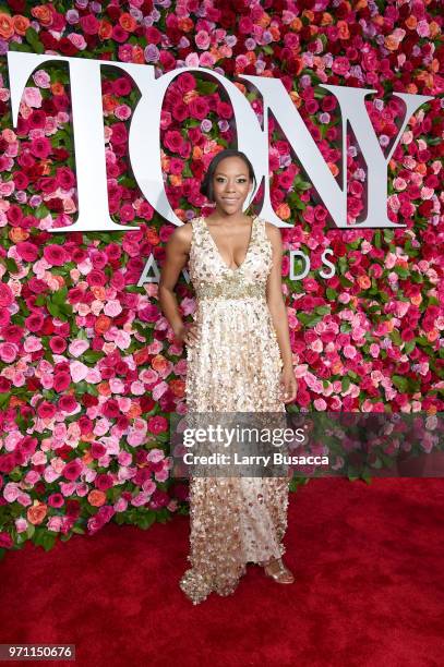 Nikki M. James attends the 72nd Annual Tony Awards on June 10, 2018 in New York City.