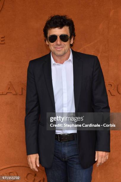 Patrick Bruel attends the Men Final of the 2018 French Open - Day Fifteen at Roland Garros on June 10, 2018 in Paris, France.