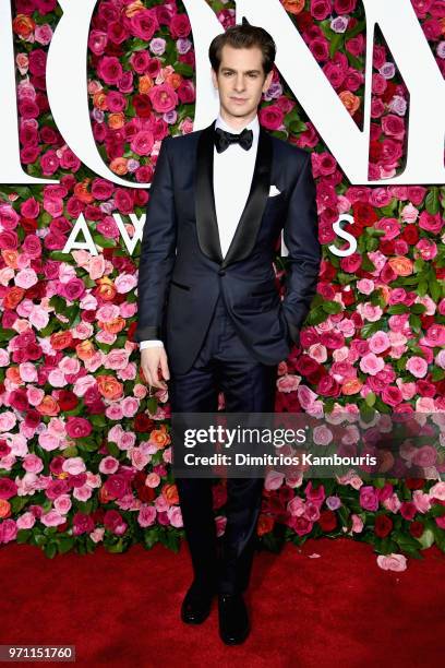 Andrew Garfield attends the 72nd Annual Tony Awards at Radio City Music Hall on June 10, 2018 in New York City.