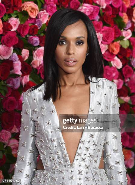 Kerry Washington attends the 72nd Annual Tony Awards at Radio City Music Hall on June 10, 2018 in New York City.