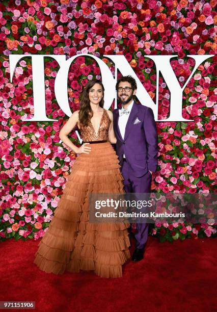 Sara Bareilles and Josh Groban attend the 72nd Annual Tony Awards at Radio City Music Hall on June 10, 2018 in New York City.