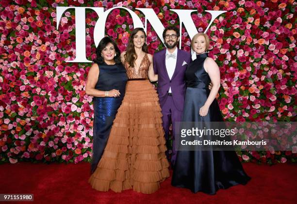 President, The Broadway League Charlotte St. Martin, Sara Bareilles, Josh Groban, and President & CEO, the American Theatre Wing Heather Hitchens...