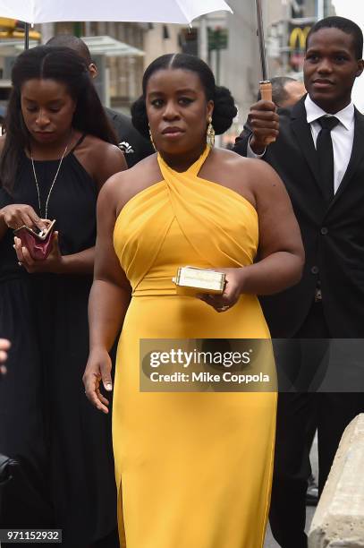 Uzo Aduba attends the 72nd Annual Tony Awards at Radio City Music Hall on June 10, 2018 in New York City.