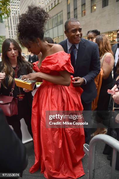 Condola Rashad attends the 72nd Annual Tony Awards at Radio City Music Hall on June 10, 2018 in New York City.