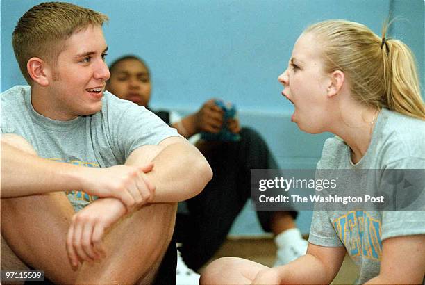 River Hill High School, Clarksville, Maryland--PHOTOGRAPHER-MARVIN JOSEPH/TWP--CAPTION-A day with ninth-graders at River Hill High School. The...