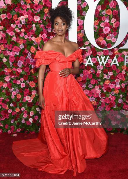 Condola Rashad attends the 72nd Annual Tony Awards at Radio City Music Hall on June 10, 2018 in New York City.