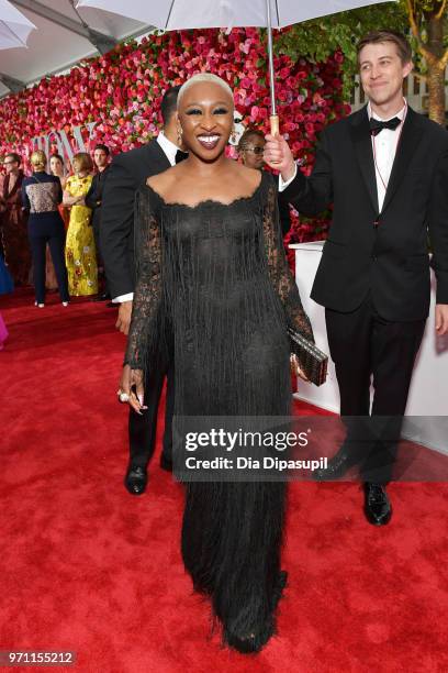 Cynthia Erivo attends the 72nd Annual Tony Awards at Radio City Music Hall on June 10, 2018 in New York City.