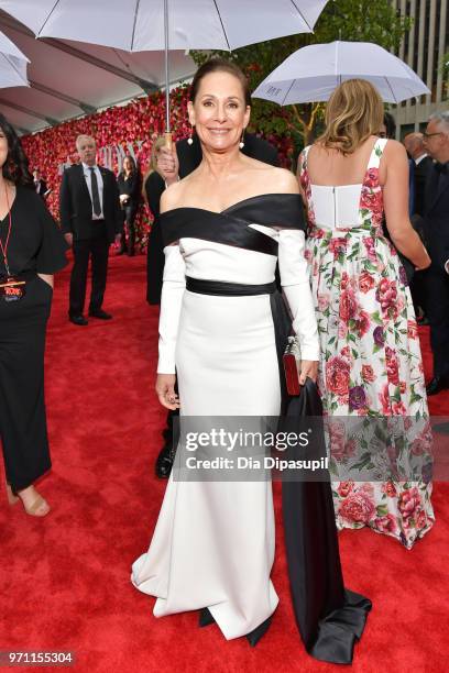 Laurie Metcalf attends the 72nd Annual Tony Awards at Radio City Music Hall on June 10, 2018 in New York City.