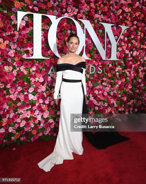 Laurie Metcalf attends the 72nd Annual Tony Awards at Radio City Music Hall on June 10, 2018 in New York City.