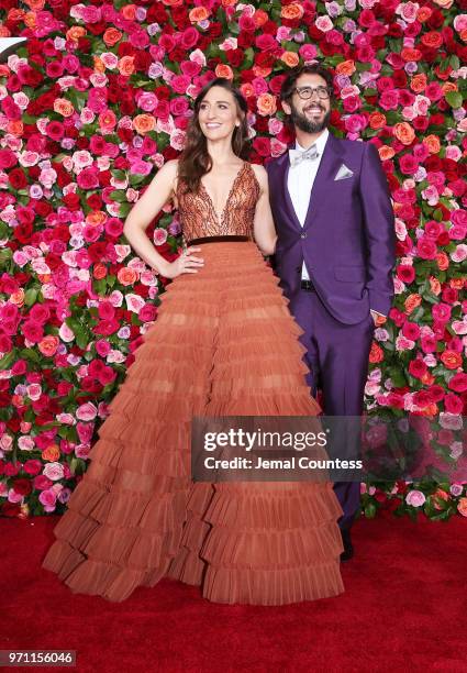 Sara Bareilles and Josh Groban attend the 72nd Annual Tony Awards at Radio City Music Hall on June 10, 2018 in New York City.