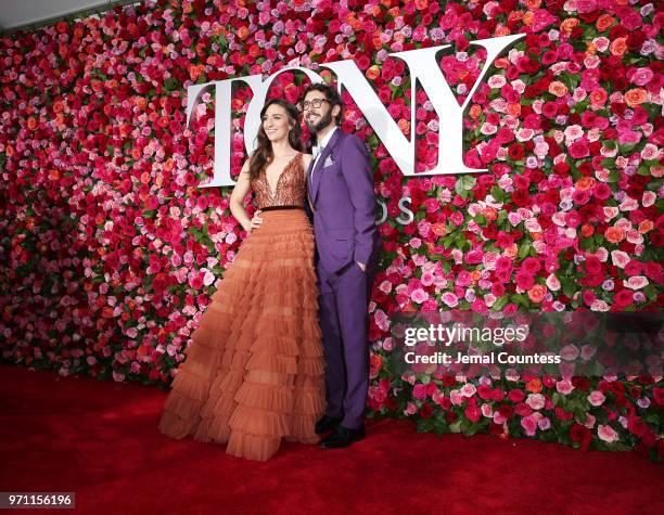 Sara Bareilles and Josh Groban attend the 72nd Annual Tony Awards at Radio City Music Hall on June 10, 2018 in New York City.