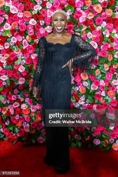 Cynthia Erivo attends the 72nd Annual Tony Awards at Radio City Music Hall on June 10, 2018 in New York City.