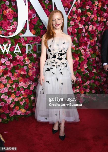 Lauren Ambrose attends the 72nd Annual Tony Awards at Radio City Music Hall on June 10, 2018 in New York City.