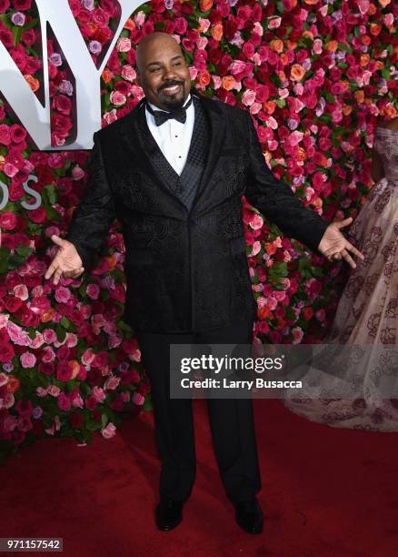 James Monroe Iglehart attends the 72nd Annual Tony Awards at Radio City Music Hall on June 10, 2018 in New York City.