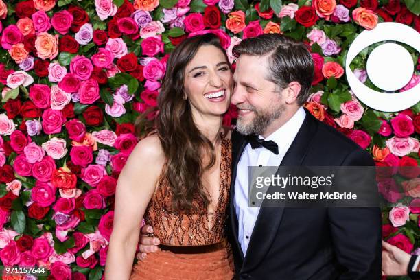 Sara Bareilles and Joe Tippett attend the 72nd Annual Tony Awards at Radio City Music Hall on June 10, 2018 in New York City.