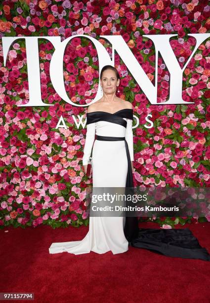 Laurie Metcalf attends the 72nd Annual Tony Awards at Radio City Music Hall on June 10, 2018 in New York City.