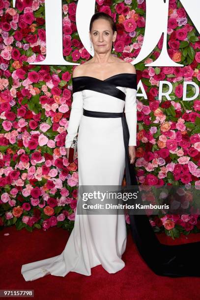 Laurie Metcalf attends the 72nd Annual Tony Awards at Radio City Music Hall on June 10, 2018 in New York City.