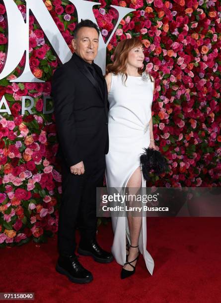 Bruce Springsteen and Patti Scialfa attends the 72nd Annual Tony Awards at Radio City Music Hall on June 10, 2018 in New York City.