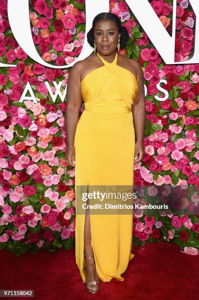 Uzo Aduba attends the 72nd Annual Tony Awards at Radio City Music Hall on June 10, 2018 in New York City.