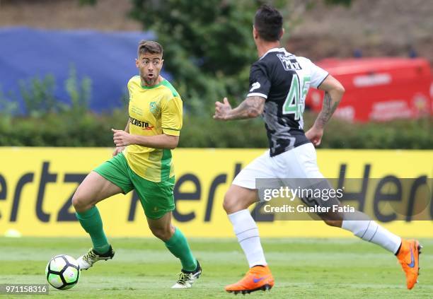 Mafra forward Campanholo from Brazil in action during the Campeonato de Portugal Final match between CD Mafra and SC Farense at Estadio Nacional on...