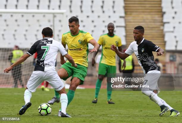 Mafra forward Alisson Patricio from Brazil in action during the Campeonato de Portugal Final match between CD Mafra and SC Farense at Estadio...