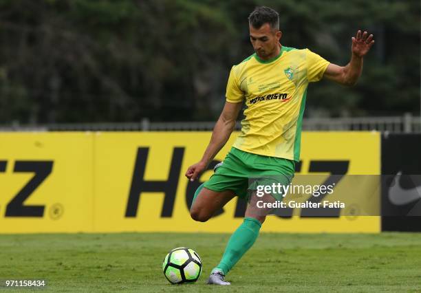 Mafra forward Alisson Patricio from Brazil in action during the Campeonato de Portugal Final match between CD Mafra and SC Farense at Estadio...