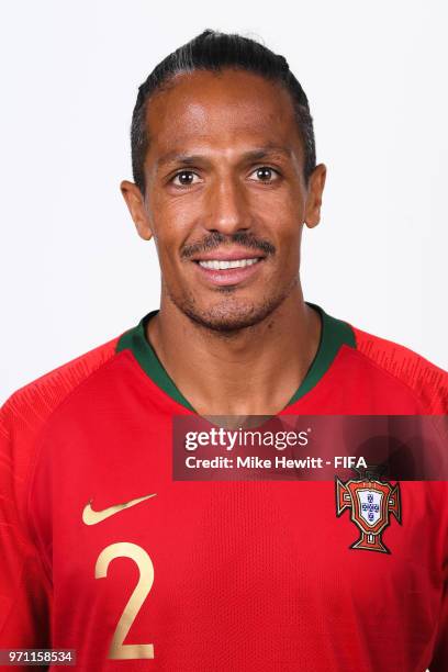 Bruno Alves of Portugal poses for a portrait during the official FIFA World Cup 2018 portrait session at on June 10, 2018 in Moscow, Russia.