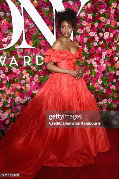 Condola Rashad attends the 72nd Annual Tony Awards at Radio City Music Hall on June 10, 2018 in New York City.