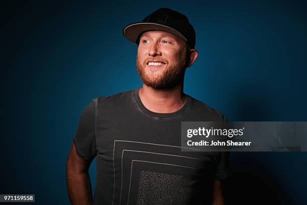 Musical artist Cole Swindell poses in the portrait studio at the 2018 CMA Music Festival at Nissan Stadium on June 10, 2018 in Nashville, Tennessee.