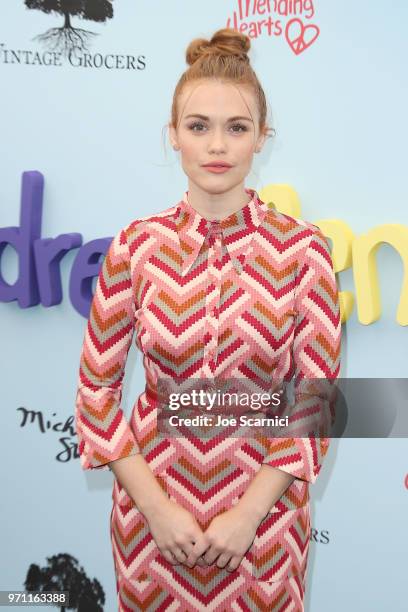 Holland Roden attends the Children Mending Hearts' 10th Annual Empathy Rocks Fundraiser at Private Residence on June 10, 2018 in Bel Air, California.