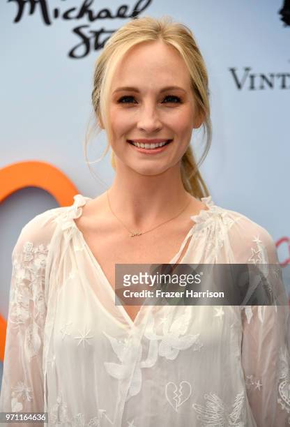 Candice King attends the 10th Annual Empathy Rocks Fundraiser at Private Residence on June 10, 2018 in Bel Air, California.