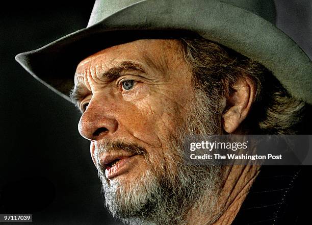 Country music singer Merle Haggard came to the Smithsonian National Museum of American History today to donate personal family items from the...