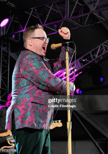 Paul Janeway of St. Paul & the Broken Bones performs onstage at That Tent during day 4 of the 2018 Bonnaroo Arts And Music Festival on June 10, 2018...