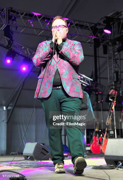 Paul Janeway of St. Paul & the Broken Bones performs onstage at That Tent during day 4 of the 2018 Bonnaroo Arts And Music Festival on June 10, 2018...