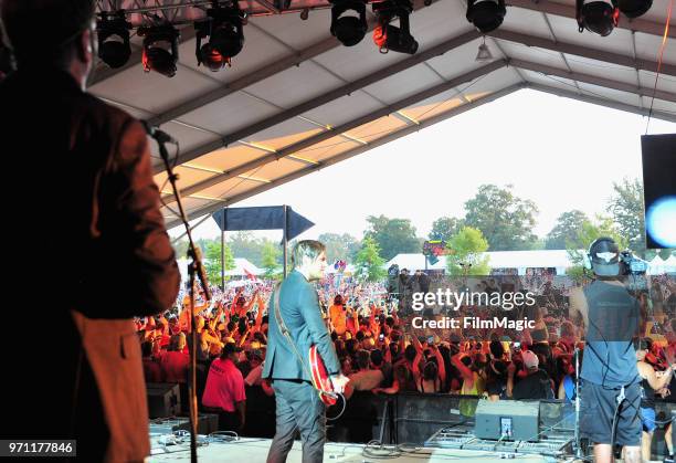 St. Paul & the Broken Bones performs onstage at That Tent during day 4 of the 2018 Bonnaroo Arts And Music Festival on June 10, 2018 in Manchester,...