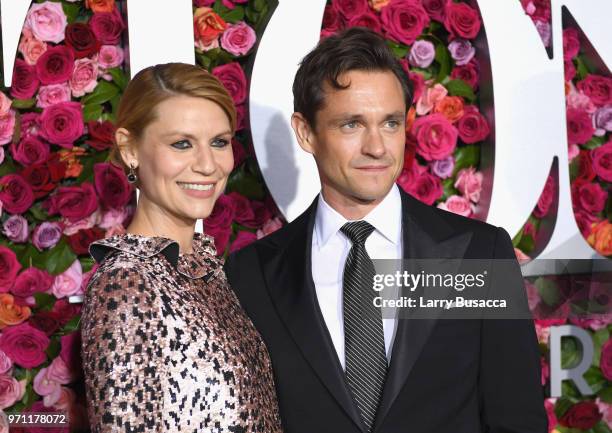 Claire Danes and Hugh Dancy attend the 72nd Annual Tony Awards at Radio City Music Hall on June 10, 2018 in New York City.