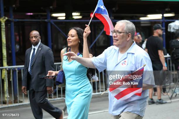 New York City Comptroller Scott M. Stringer attends the 61st Annual National Puerto Rican Day Parade on June 10, 2018 in New York City.