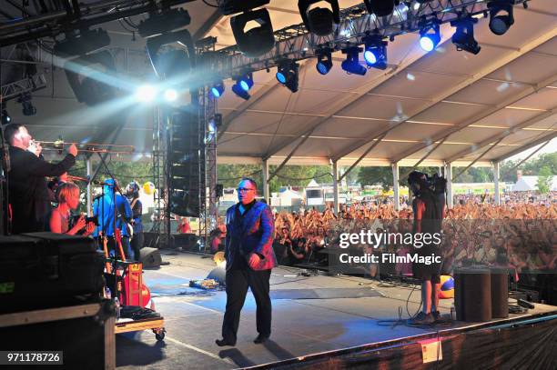 St. Paul & the Broken Bones performs onstage at That Tent during day 4 of the 2018 Bonnaroo Arts And Music Festival on June 10, 2018 in Manchester,...