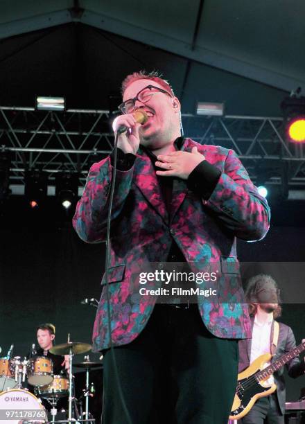 Paul Janeway of St. Paul & the Broken Bones performs onstage at That Tent during day 4 of the 2018 Bonnaroo Arts And Music Festival on June 10, 2018...